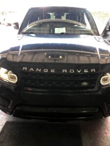 Range Rover smog test at Fullerton Smog Check Test Only